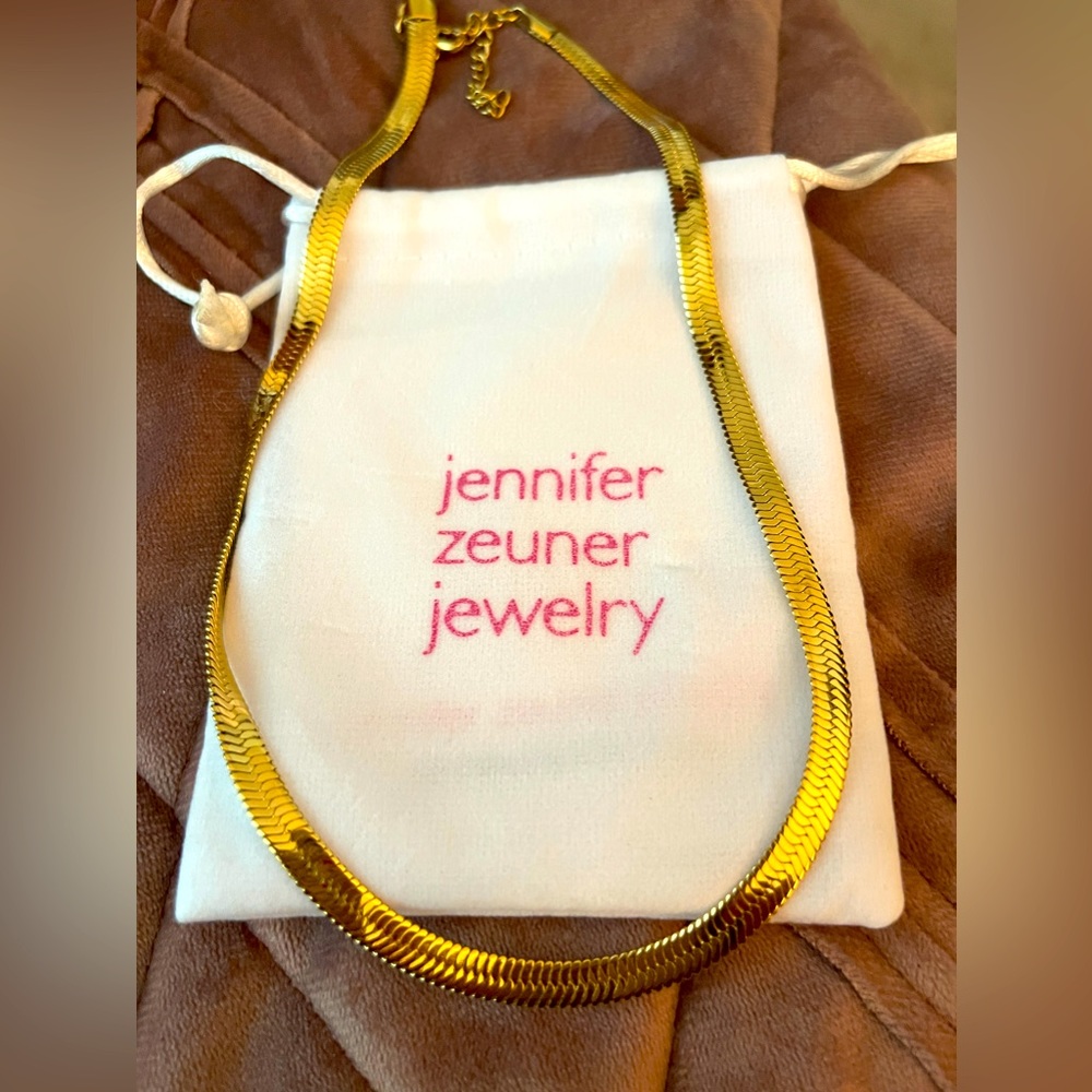 Jennifer Zeuner Allie Necklace in 14 k Gold NWT